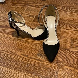 New Marc fisher heels with snake skin print